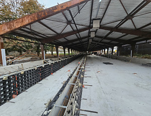 Rekonstrukce haly výkrmu prasat